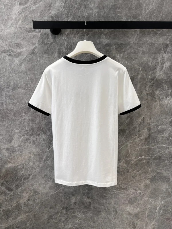 2025 Women's Summer New Fashionable and Elegant Casual Round Neck Short sleeved T-shirt LY17