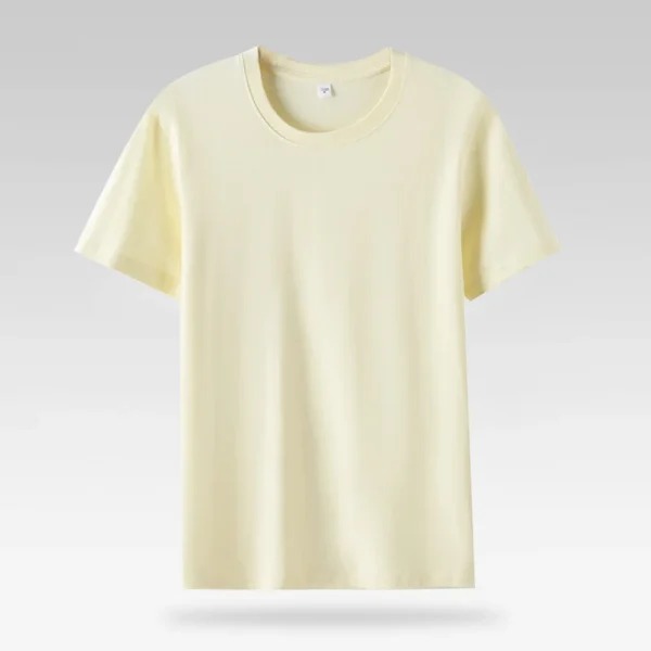 Women 100% Cotton T Shirts.Casual Female Regular Fit Soft Tees Short Sleeve Summer Tops.Yellow Pink Green White - Image 6
