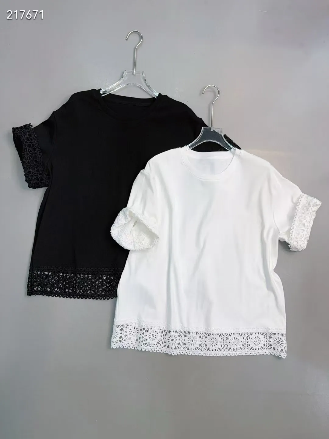 yr0224 Fashion women Tops & Tees 2025 Popular European Design party style T-Shirts Women's Clothing