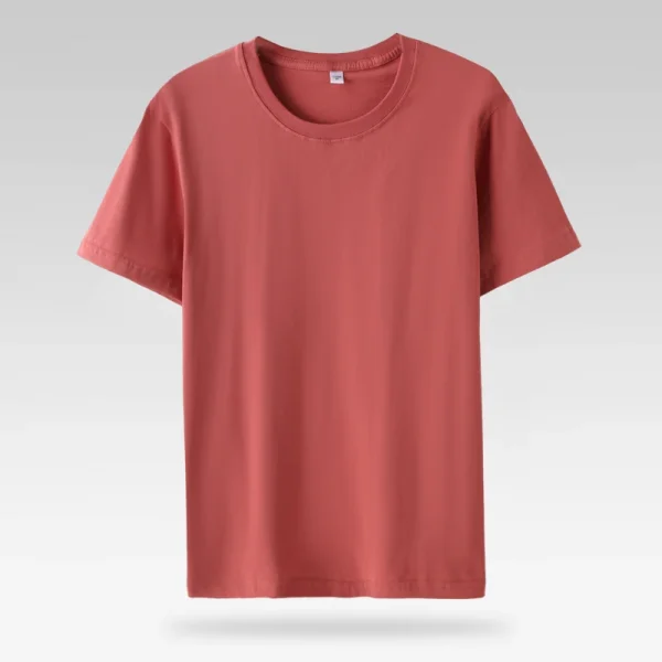 Women 100% Cotton T Shirts.Casual Female Regular Fit Soft Tees Short Sleeve Summer Tops.Yellow Pink Green White - Image 3